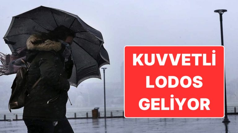 Meteoroloji’den Kuvvetli Lodos Uyarısı: 13 Vilayette Kar Yağışı Bekleniyor