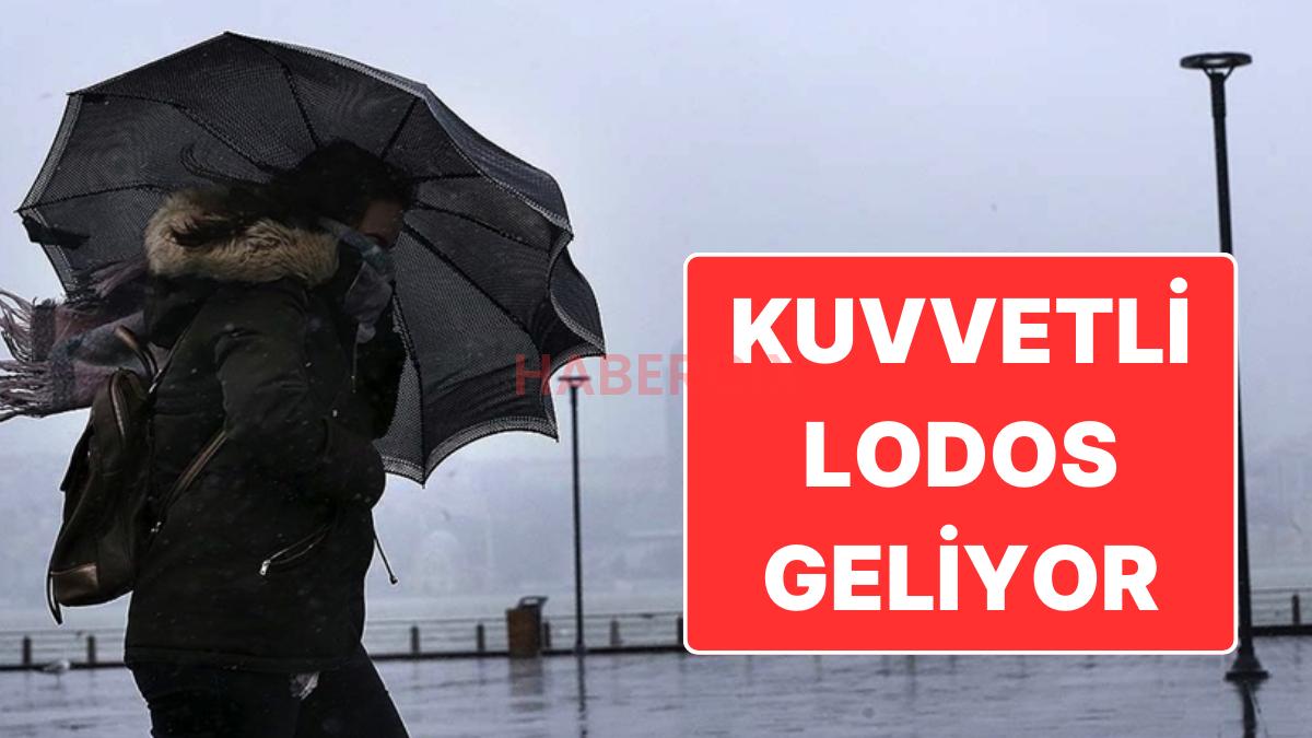 Meteoroloji’den Kuvvetli Lodos Uyarısı: 13 Vilayette Kar Yağışı Bekleniyor