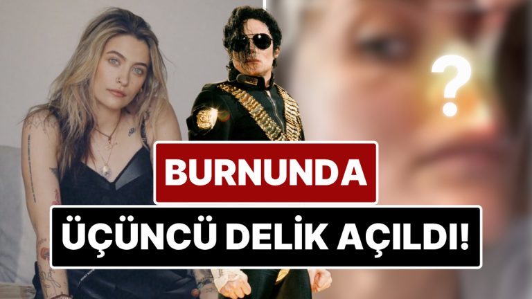 Michael Jackson’ın Kızı Paris Burnunda Uyuşturucu Kullanmaktan Açılan Üçüncü Deliği Paylaştı!