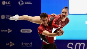 Milli aerobik cimnastikçiler, Avrupa Şampiyonası’nda finale çıktı