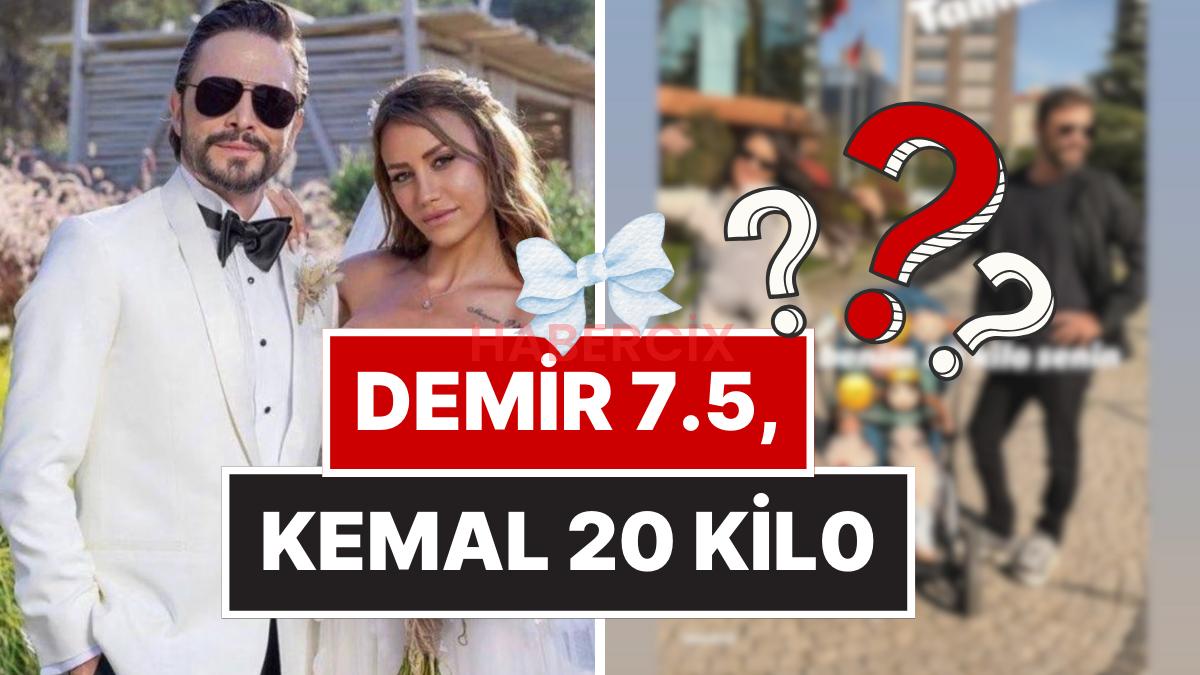 Minik Demir ve Kemal Kocaman Olmuş Bile: Ahmet Kural ve Gizem Şahin’den Maaile İlk Poz!