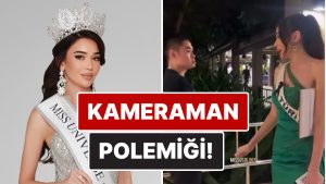 Miss Universe Temsilcimiz Ceren Arslan Kendisini Çekmeyen Kameramana Hesap Sordu!