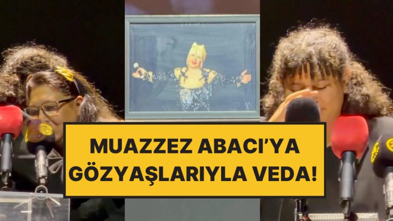 Muazzez Abacı’ya Veda Töreninde Duygu Dolu Anlar: Torunu Gözyaşlarını Tutamadı!