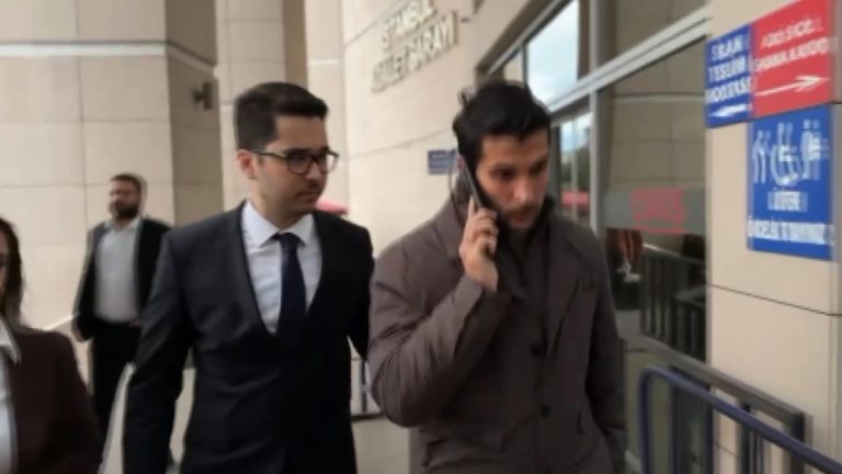 Necip Uysal, hata duyurusu için adliyeye geldi