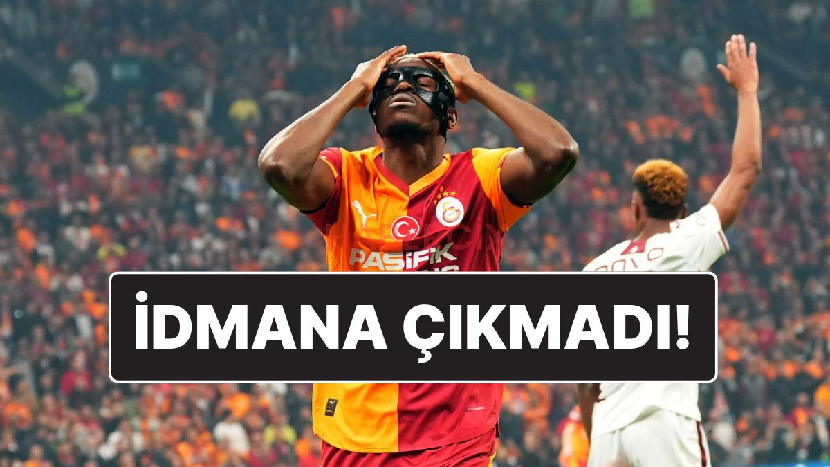Okan Buruk ‘Son İdmanda Bakacağız’ Demişti: Galatasaray’da Osimhen ve Lemina İdmana Çıkmadı
