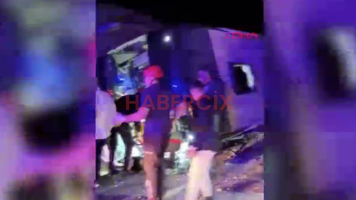 Osmaniye’de yolcu otobüsü devrildi: Çok sayıda yaralı var