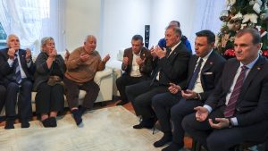 Özgür Özel’den Şehit Yarbay Korkmaz’ın ailesine ziyaret