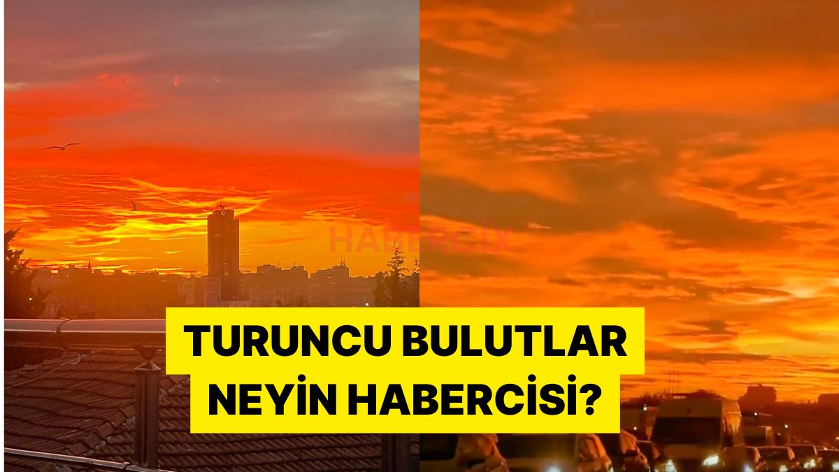 Peki Sebebi Ne? İstanbul Sabah Saatlerinde Turuncu Renge Büründü