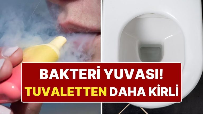 Resmen Bakteri Yuvasıymış! Elektronik Sigaralar Tuvaletten 3 Bin Kat Daha Kirli