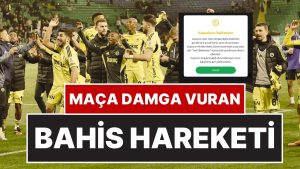 Rizespor – Fenerbahçe Maçındaki ‘Bahis’ Hareketi Toplumsal Medyada Gündem Oldu