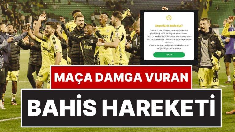 Rizespor – Fenerbahçe Maçındaki ‘Bahis’ Hareketi Toplumsal Medyada Gündem Oldu
