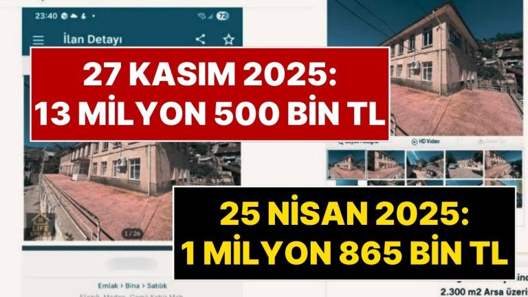 SGK’nin 1 Milyon 865 Bin Liraya Sattığı Hastane Binası 7 Ay Sonra Sarı Sitede 13 Milyon 500 Bin Liraya İlanda
