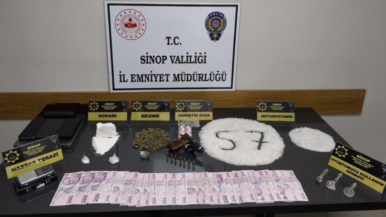 Sinop’ta uyuşturucu operasyonu: 7 kuşkulu tutuklandı