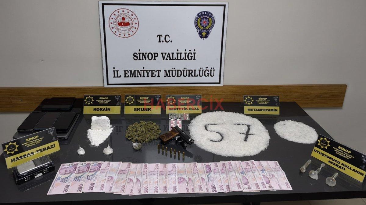 Sinop’ta uyuşturucu operasyonu: 7 kuşkulu tutuklandı