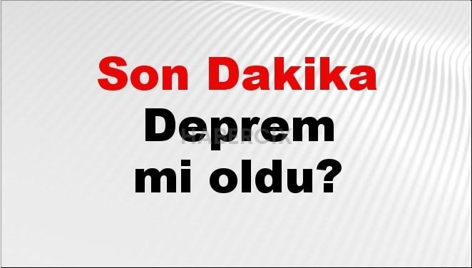 Son dakika Balıkesir’de deprem mi oldu? Az önce deprem Balıkesir’de nerede oldu? Balıkesir deprem Kandilli ve AFAD son depremler listesi 08 Kasım 2025
