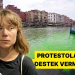 Tarihi Kanalı Yeşile Boyayan Greta Thunberg’in Venedik’e Girmesi Yasaklandı