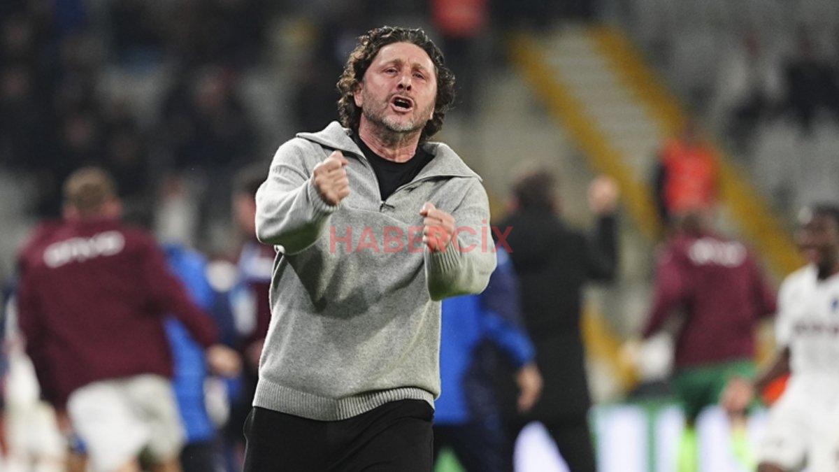 Trabzonspor Teknik Yöneticisi Fatih Tekke: 11 yıldır birinci kere bu türlü sevindim