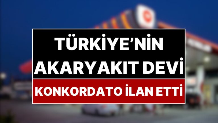 Türkiye Petrolleri Konkordato İlan Etti