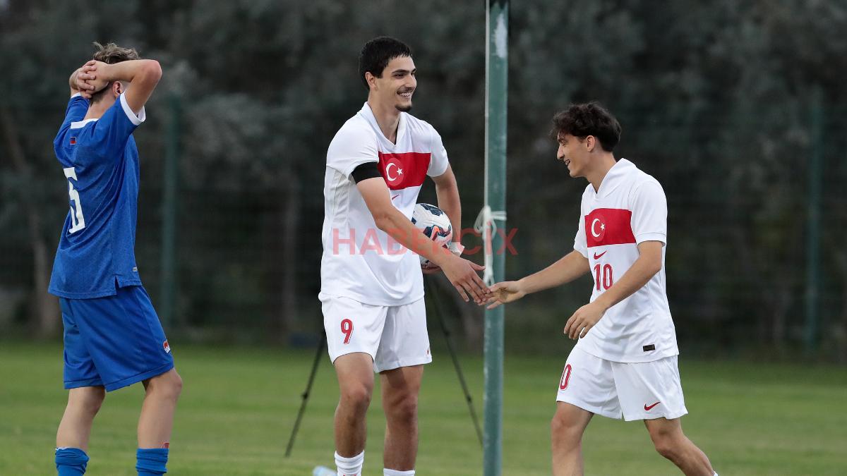 U19 Milli Futbol Takımı, Lihtenştayn’a 7 attı!