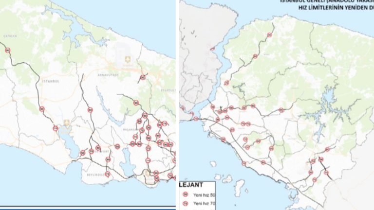 UKOME’dan Tüm İstabulluları İlgilendiren Karar: İstanbul’da 84 Yerde Hız Limiti Değişti