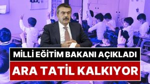 Ulusal Eğitim Bakanlığı’ndan Sürpriz Karar: Yılda İki Defa Yapılan Orta Tatiller Kaldırılıyor!