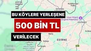 Vatandaşlara Davet Yapıldı: Bu Köylere Yerleşenlere 500 Bin TL Para Verilecek!