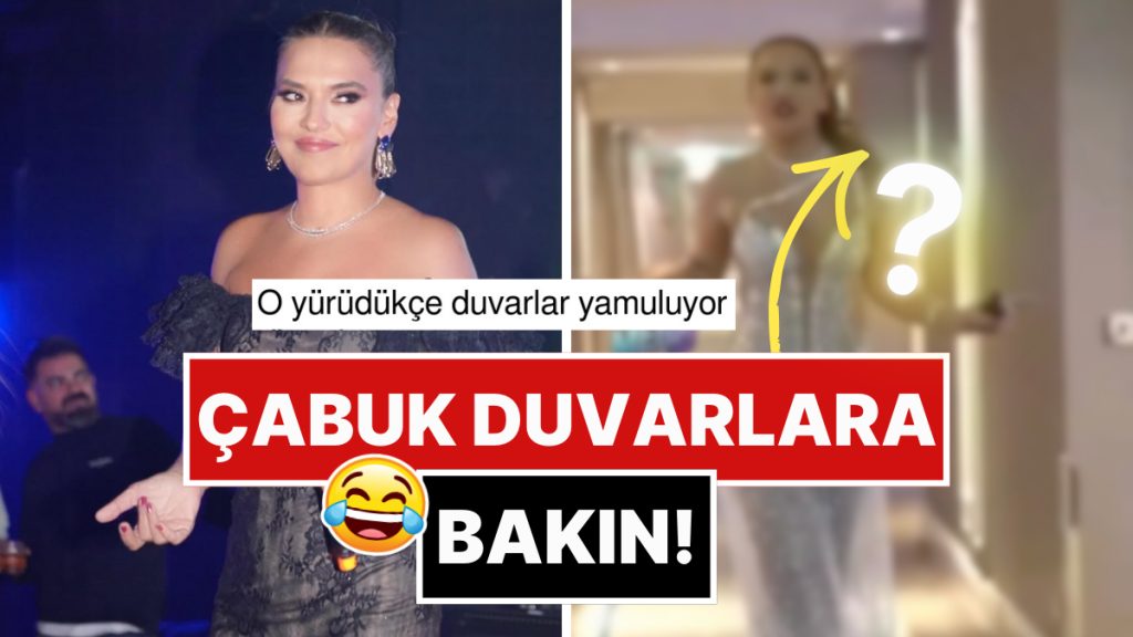 Vücudunu Shoplayınca Duvarları Yamultan Demet Akalın’ın Koridor Performansı Sosyal Medyada Alay Konusu Oldu!