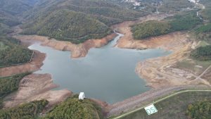Yalova’nın su ihtiyacını karşılayan Gökçe Barajı’nda su seviyesi yüzde 10’a geriledi