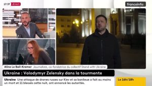 Zelensky ile canlı ilişki sırasında Fransız kanalında bomba alarmı verildi