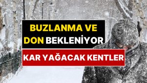 1 Aralık Hava Durumu: Meteoroloji Kar Yağacak Kentleri Açıkladı