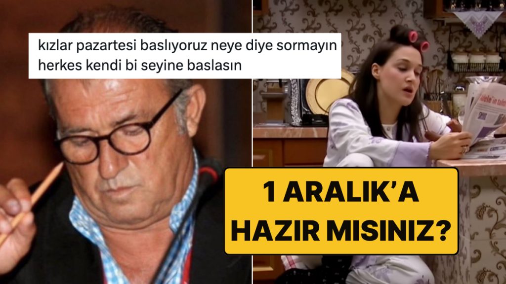 1 Aralık’ın Pazartesiye Denk Gelmesini Fırsat Bilip Yeni Başlangıç Yapacak Mizahşörlerden Güldüren Yorumlar
