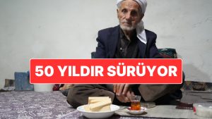 50 Yıldır Sadece Gofret Yiyip Çay İçen Rüstem Balık’ın İlginç Yaşamı