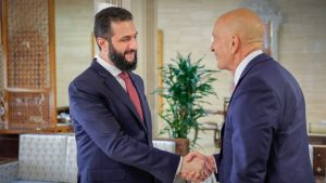 Ahmed Şara, ABD’nin Suriye Özel Temsilcisi Barrack’ı kabul etti