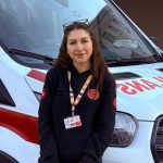 Ankara’da ambulans şoförü Müzeyyen, hayat kurtarmak için çabalıyor