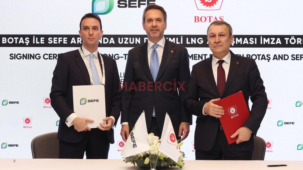 BOTAŞ, ENI ve SEFE ile LNG anlaşması imzaladı