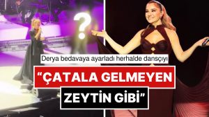 Derya Bedavacı’nın Arkasında Kendini Kaybetmiş Gibi Abartılı Hareketler Yapan Dansçı Alay Konusu Oldu!
