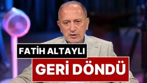 Fatih Altaylı Geri Döndü: 4 Yıl 2 Ay Mahpus Cezası Alan Gazeteci Fatih Altaylı Youtube Yayınlarına Geri Döndü