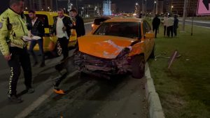 Kayseri’de alkollü şoför kaza yaptı: Gazeteci çekerse alkolmetreyi üflemem