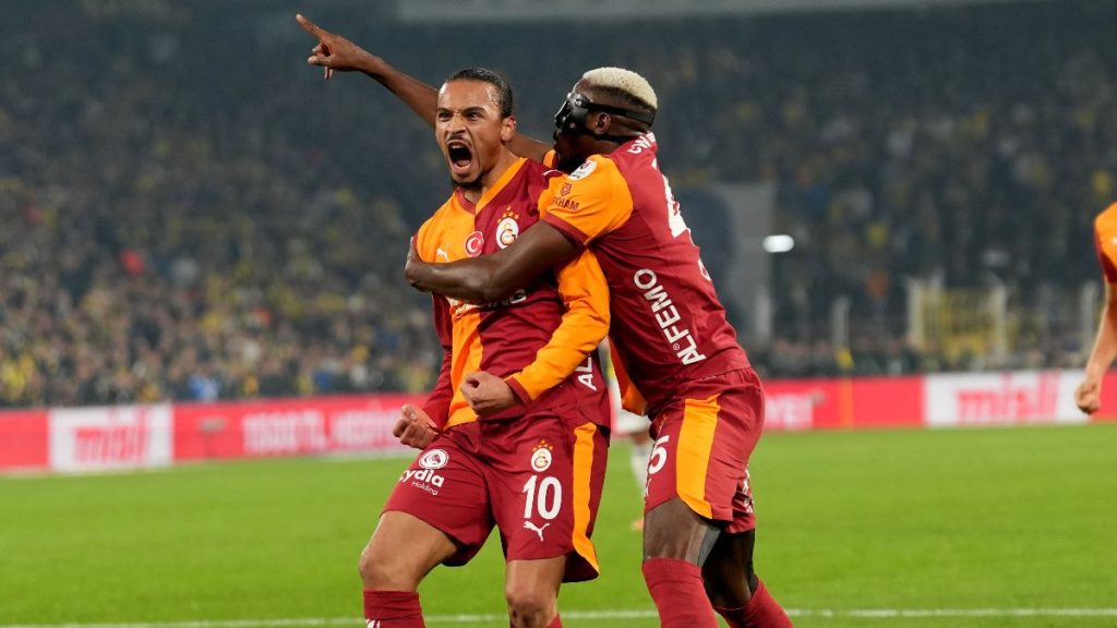 Leroy Sane birinci Fenerbahçe derbisinde golünü kaydetti