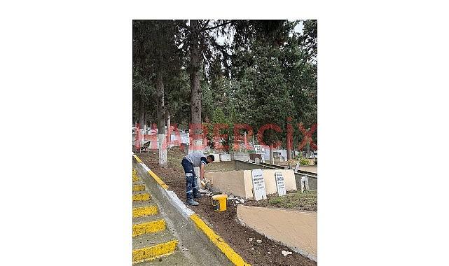 Mezarlıklarda durmaksızın çalışmaya devam