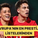 Milli Futbolcularımız Arda Güler ve Kenan Yıldız Golden Boy Ödüllerinde İlk 5’te Yer Aldı