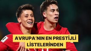 Milli Futbolcularımız Arda Güler ve Kenan Yıldız Golden Boy Ödüllerinde İlk 5’te Yer Aldı