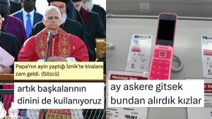 Papa’nın İznik Ziyaretinden Kızların Asker Telefonuna Son 24 Saatin Viral Tweetleri