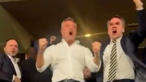 Sadettin Saran’dan gol sonrası büyük sevinç