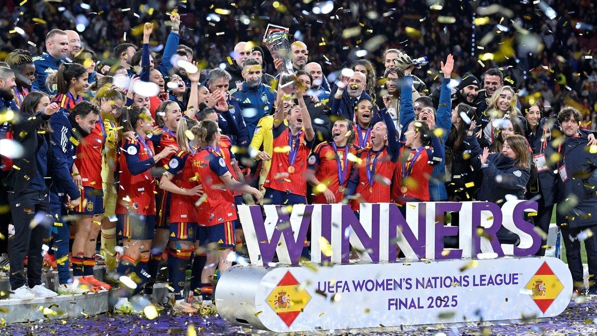 UEFA Bayanlar Uluslar Ligi’nde İspanya şampiyon oldu